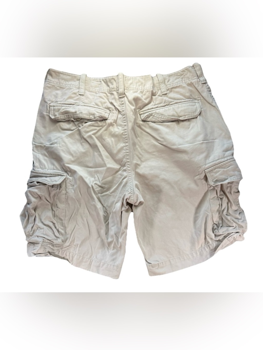 Sonoma Cargo Shorts Men's 38 Beige Y2K Baggy Surf Summer Preppy Pockets Skate
